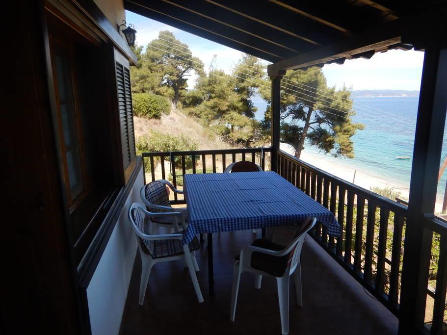 Sangue Blu Beachfront Villa Apartment Ájos Nikólaos Eksteriør bilde